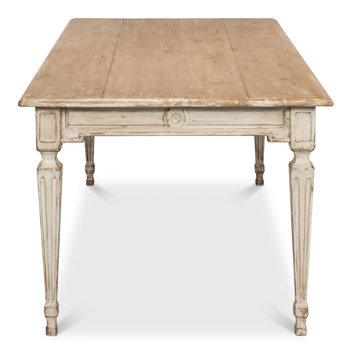 Elise Dining Table, by Sarreid, 3'1" length x 6'7" width x 2'6" height View 10