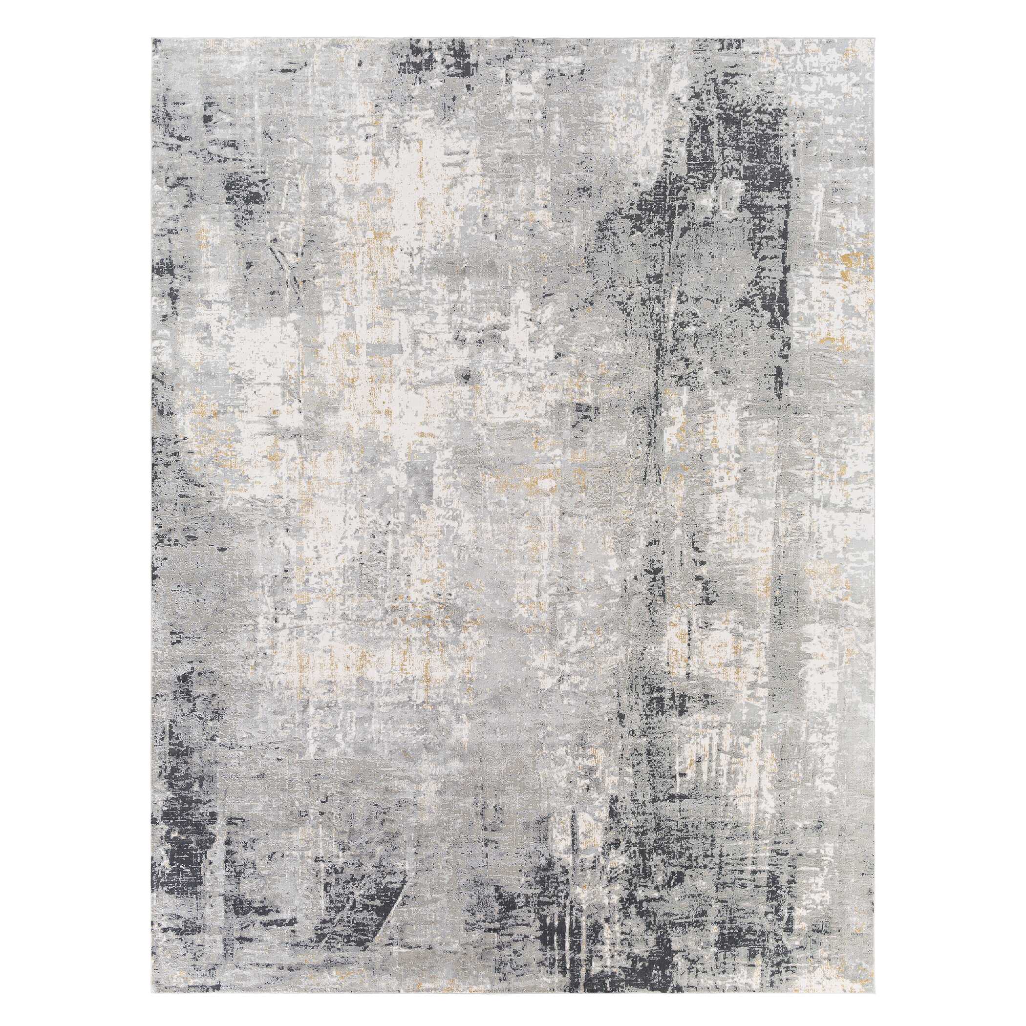 Paoli Gray Abstract 8 X 10 Rug, by Uttermost, 7'10" width x 10'3" height x 1" depth View 3