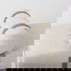 Colburne Cream Fabric with Brown Wood Bench thumbnail 8