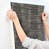 Water Reed Thatch Black & Gold Wallpaper thumbnail 5