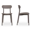 Kent Outdoor Dining Chair Taupe - Set Of Two, by Moe's Home, 16.75" width x 31" height x 20.5" depth thumbnail 3