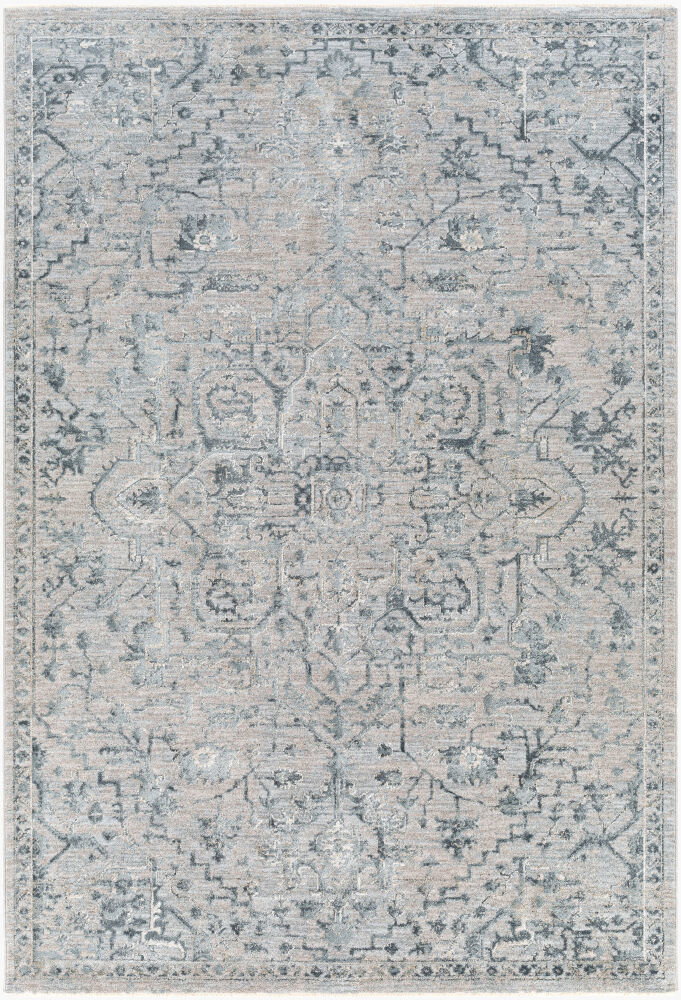 Brunswick Machine Woven Rug, by Surya, 7'4.58" length x 4'11.84" width