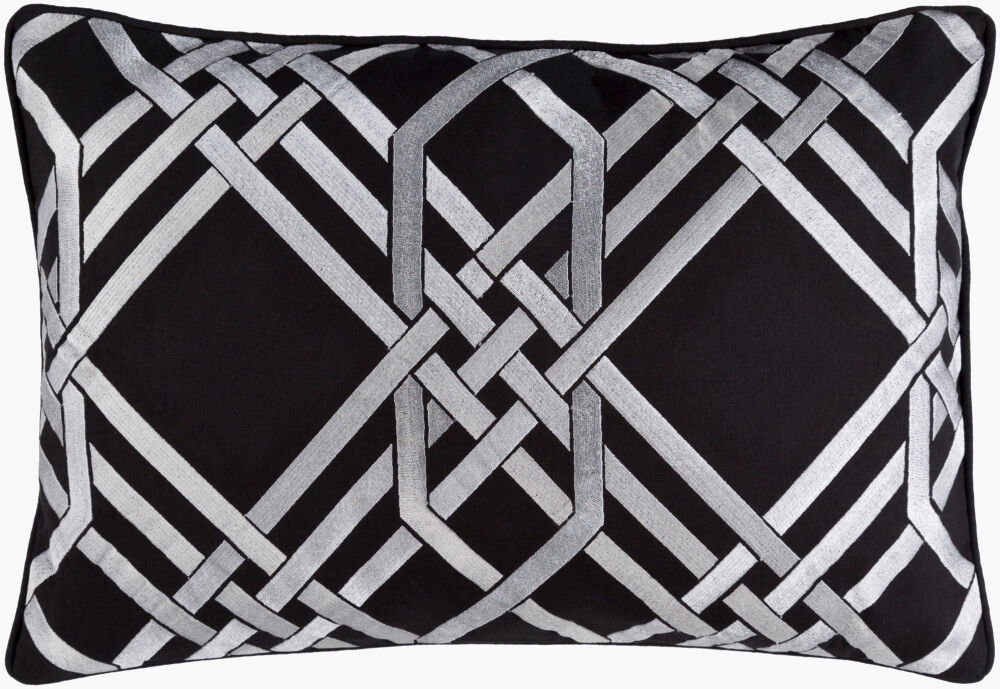 Pagoda Lumbar Pillow, Decorative Pillow by Surya, 13" length x 20" width