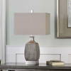 Caffaro Rust Bronze Table Lamp, by Uttermost, 16" width x 27.5" height x 10" depth thumbnail 2