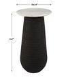Total Eclipse Marble Accent Table, Side & End Table by Uttermost, 14" width x 24.7" height x 14" depth thumbnail 3