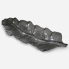Smoked Leaf Glass Tray, Decorative Tray by Uttermost, 43" width x 4.5" height x 16.5" depth thumbnail 1