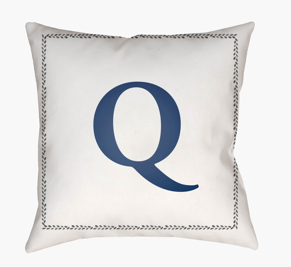 Initials Accent Pillow large image 