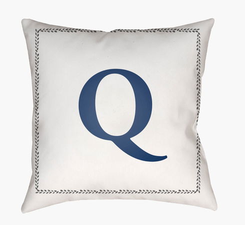 Initials Accent Pillow