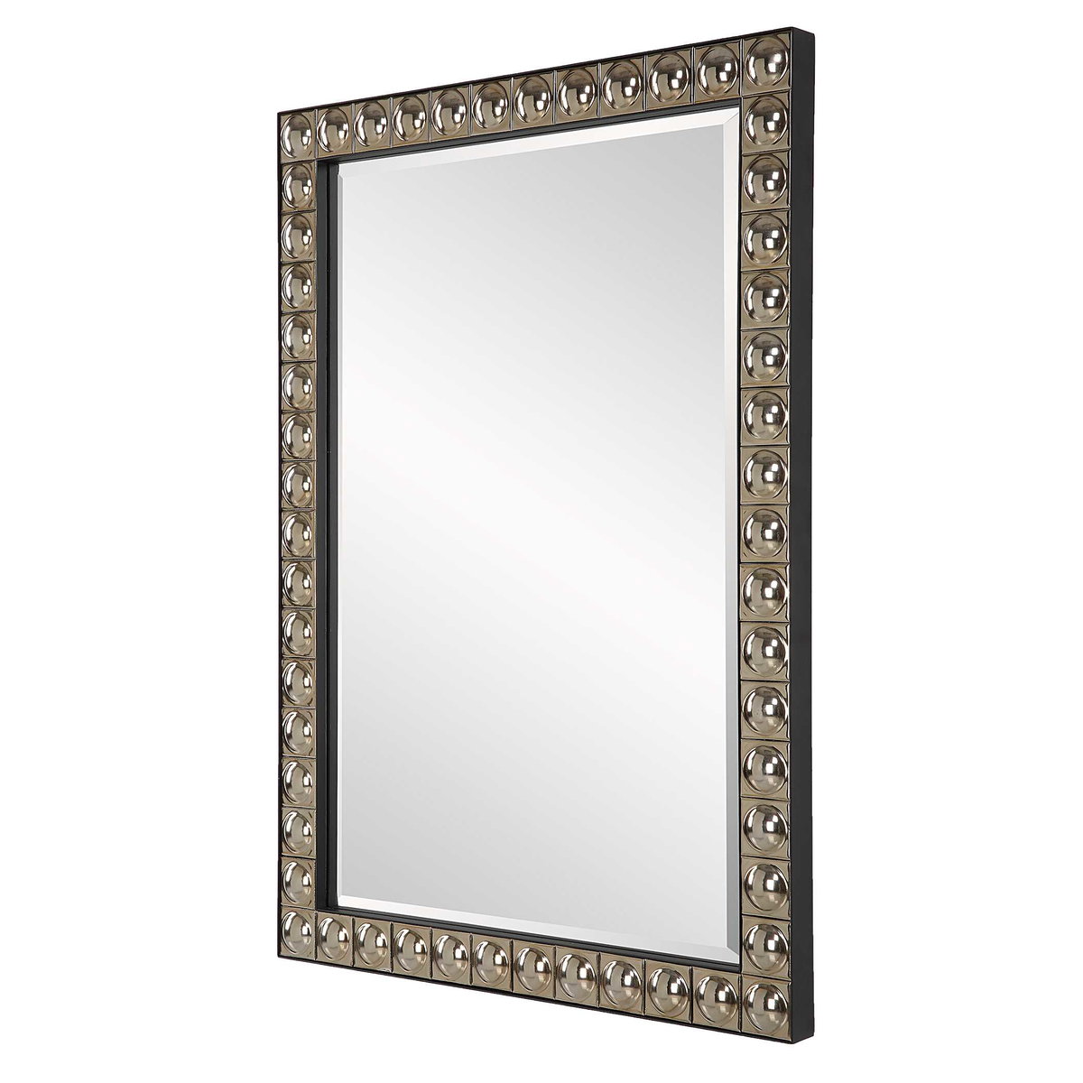 Silvio Tiled Vanity Mirror, by Uttermost, 1'11.12" width x 2'8.75" height x 1.62" depth View 5