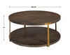 Palisade Round Wood Coffee Table, Furniture by Uttermost, 40" width x 17" height x 40" depth thumbnail 3