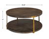 Palisade Round Wood Coffee Table, by Uttermost, 40" width x 17" height x 40" depth thumbnail 3