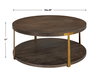 Palisade Round Wood Coffee Table, by Uttermost, 40" width x 17" height x 40" depth thumbnail 3