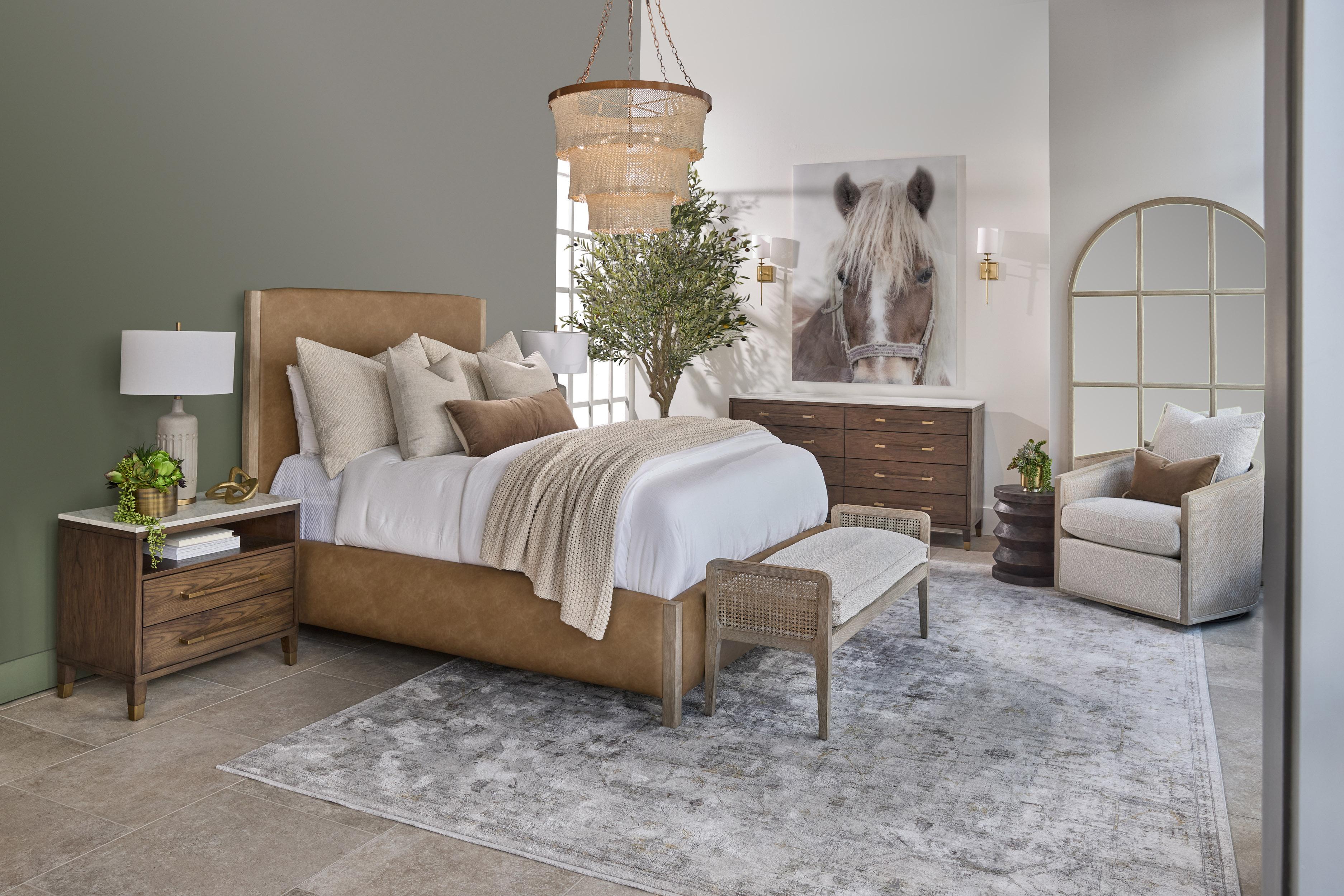 Emmett Queen Bed, by Essentials for Living, 66" width x 61" height x 86.5" depth View 13