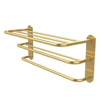 Online Designer Bathroom Bineta Metal Tiered Shelf with Towel Bar