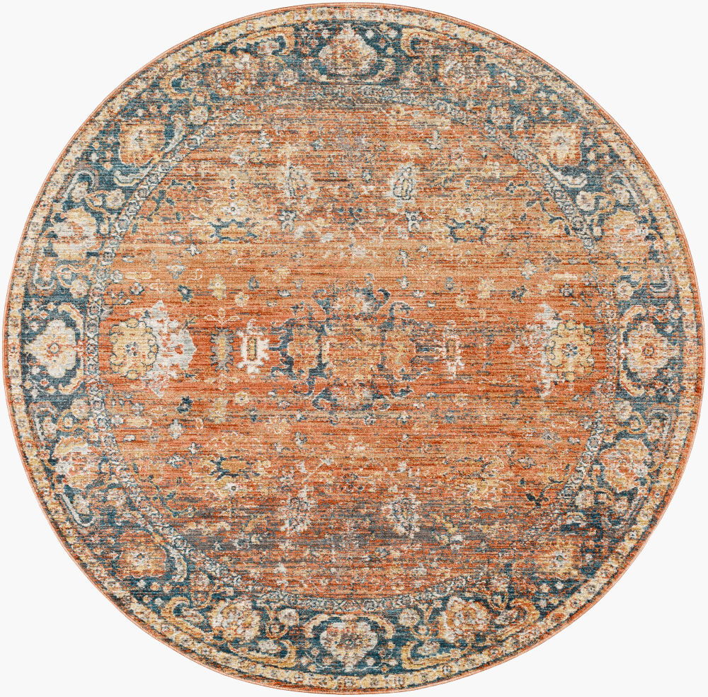 Carlisle Machine Woven Rug, by Surya, 5'2.99" length x 5'2.99" width