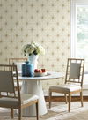 Evening Star Cream Wallpaper, by York Wall, 27' length x 2'3" width x 0.02" depth thumbnail 3