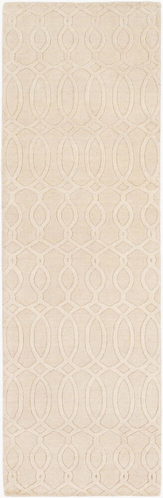 Etching Handmade Rug, by Surya, 8' length x 2'6" width