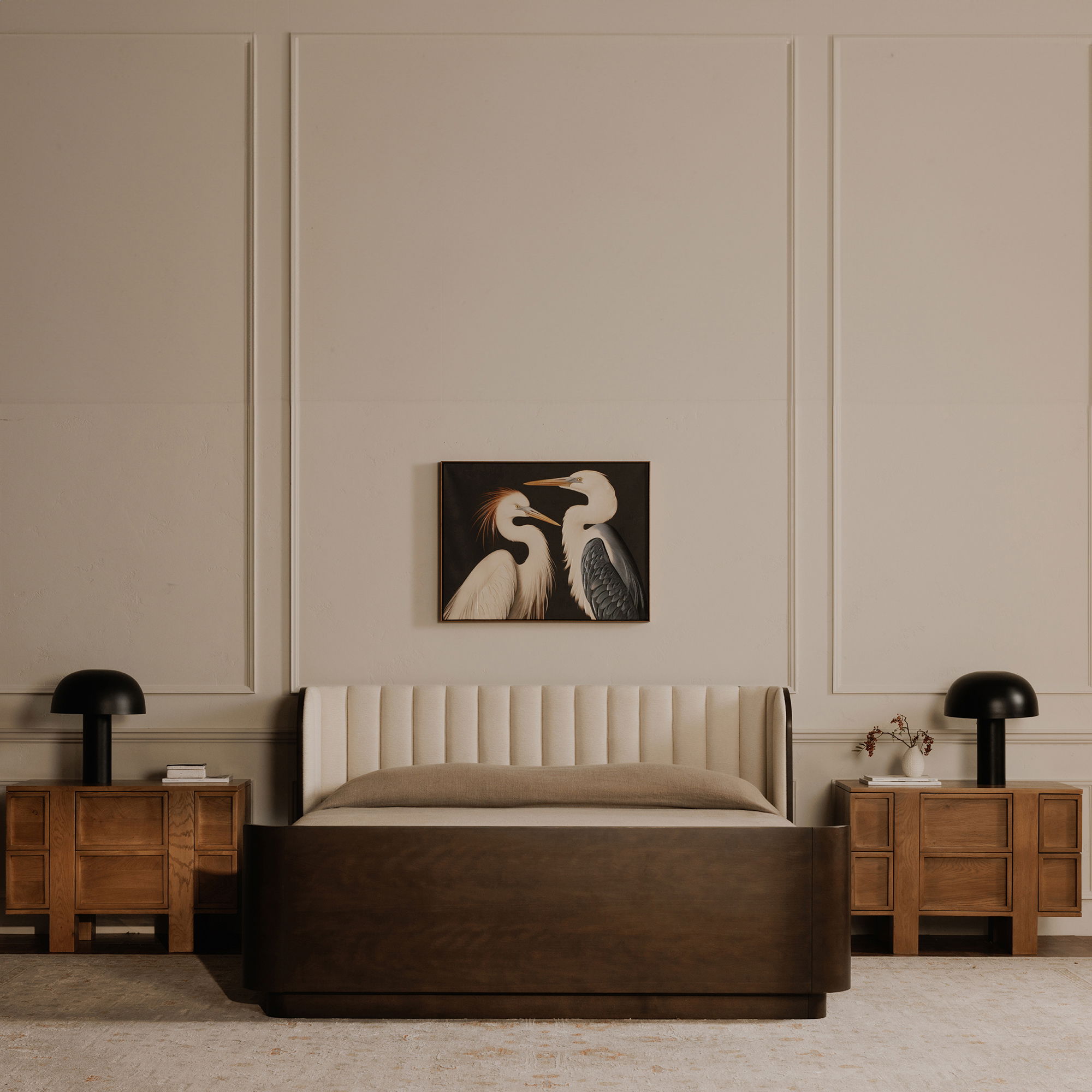 Nanu Table Lamp Black, by Moe's Home, 15" width x 18" height x 15" depth View 5