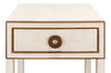 Gabriella Shagreen Nightstand Osprey Wht, by Sarreid, 1'2" length x 1'8" width x 2'7" height thumbnail 10