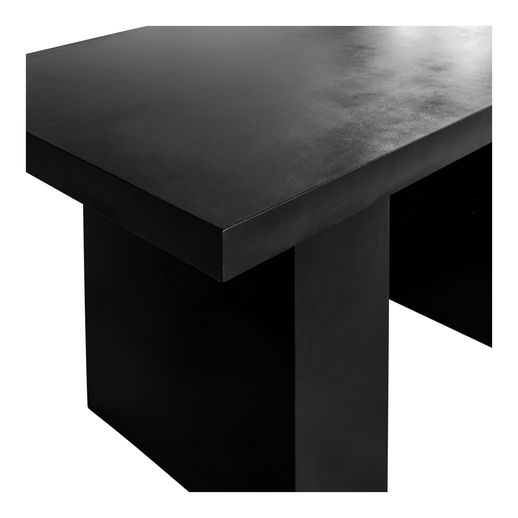 Aurelius 2 Outdoor Dining Table Black, Outdoor Table by Moe's Home, 5'3" width x 2'6" height x 2'11.5" depth View 4