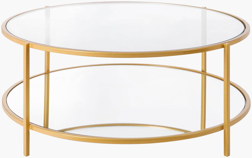 Alecsa Coffee Table, by Surya, 36" width x 14" height