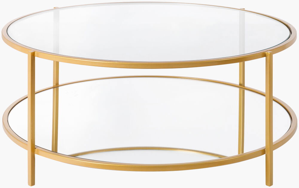 Alecsa Coffee Table, by Surya, 36" width x 14" height