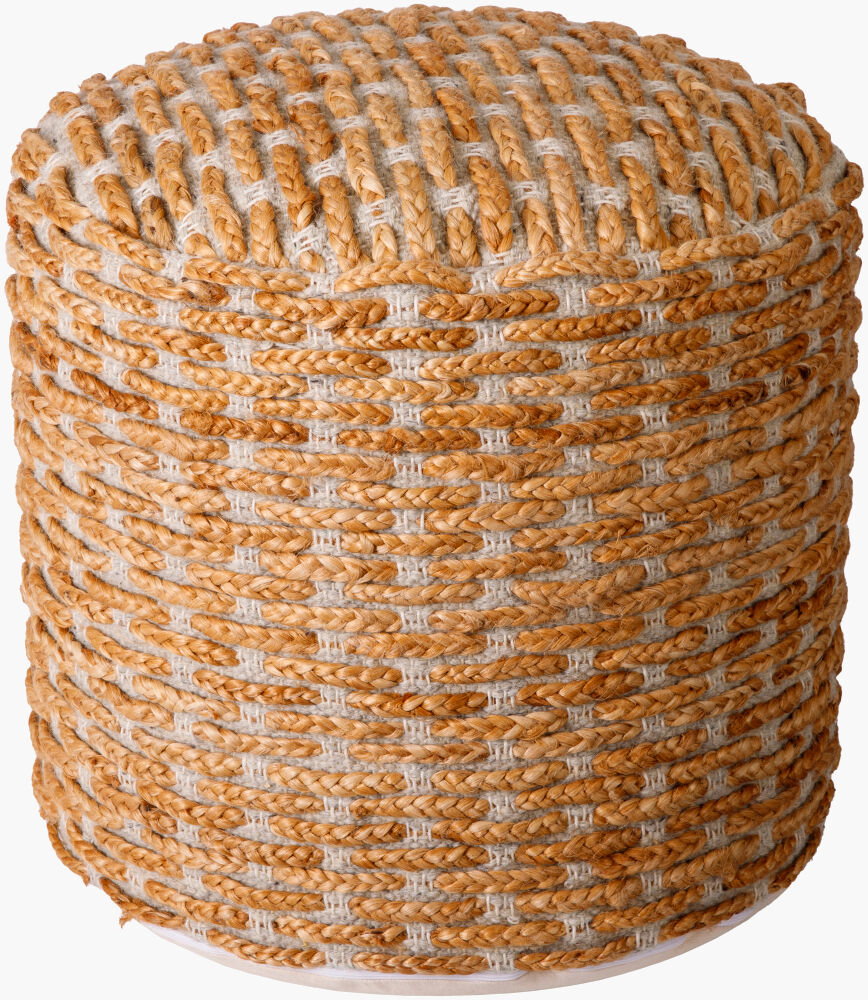Varick Pouf, Ottoman by Surya, 18" width x 18" height
