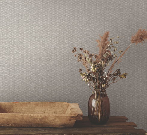 Stretched Hexagons Light Grey Wallpaper