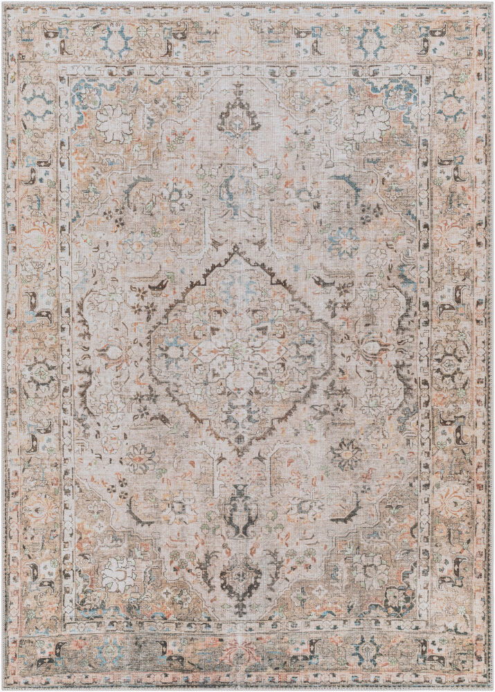 Kemer Machine Woven Rug, by Surya, 6'11.86" length x 5'2.99" width