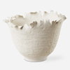 Blossom Tall Off-white Bowl, Decorative Tray by Uttermost, 14" width x 10" height x 14" depth thumbnail 1