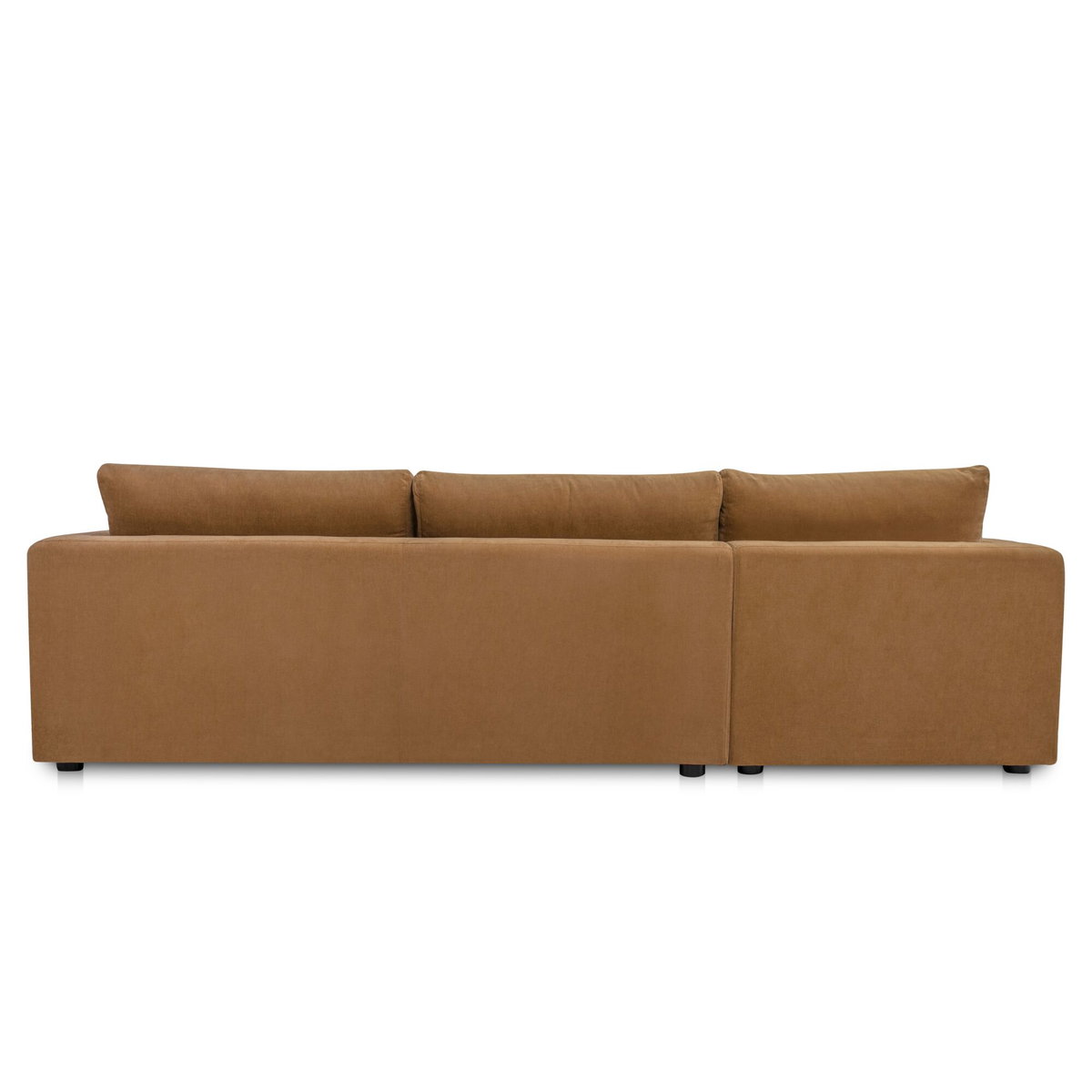 Burrow Sleeper Sectional With Storage Chaise Ginger Left, Sectional Sofa by Moe's Home, 115.75" width x 32.68" height x 61" depth View 5