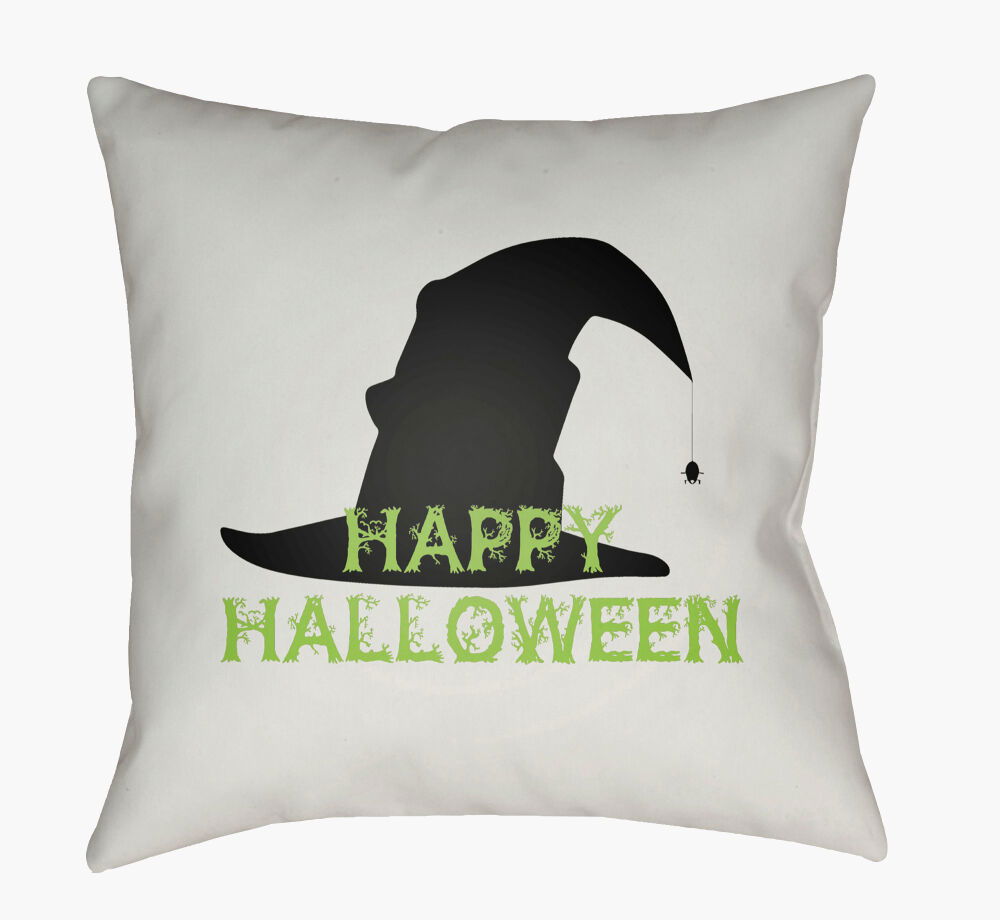 Boo Accent Pillow, Decorative Pillow by Surya, 18" length x 18" width