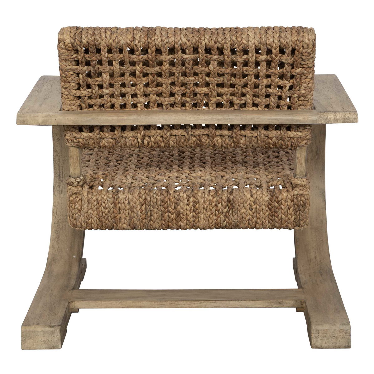 Rehema Driftwood Accent Chair, by Uttermost, 30" width x 30" height x 30.7" depth View 5