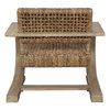 Rehema Driftwood Accent Chair, by Uttermost, 30" width x 30" height x 30.7" depth thumbnail 5