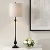 Hightower Black Buffet Lamp, by Uttermost, 11" width x 3'2" height x 11" depth thumbnail 2