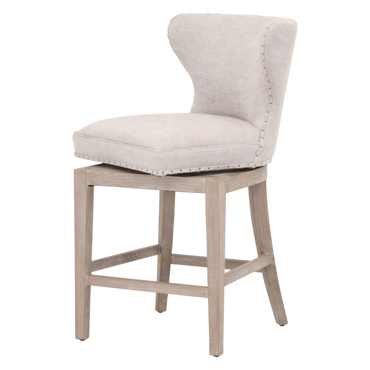 Milton Swivel Counter Stool, Dining Chair by Essentials for Living, 22.5" width x 38.25" height x 23.5" depth View 4