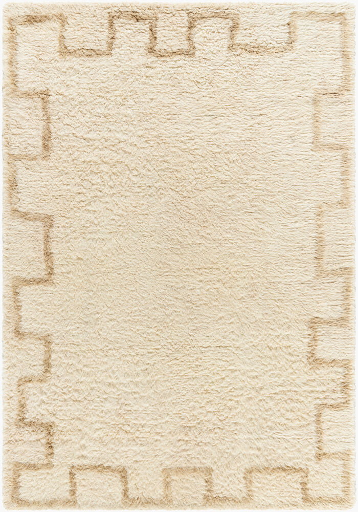 Beni Moroccan Handmade Rug, by Surya, 1'6" length x 1'6" width