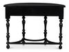 Abraham Half Round Console, Console Table by Sarreid, 38" length x 15" width x 28.5" height thumbnail 3