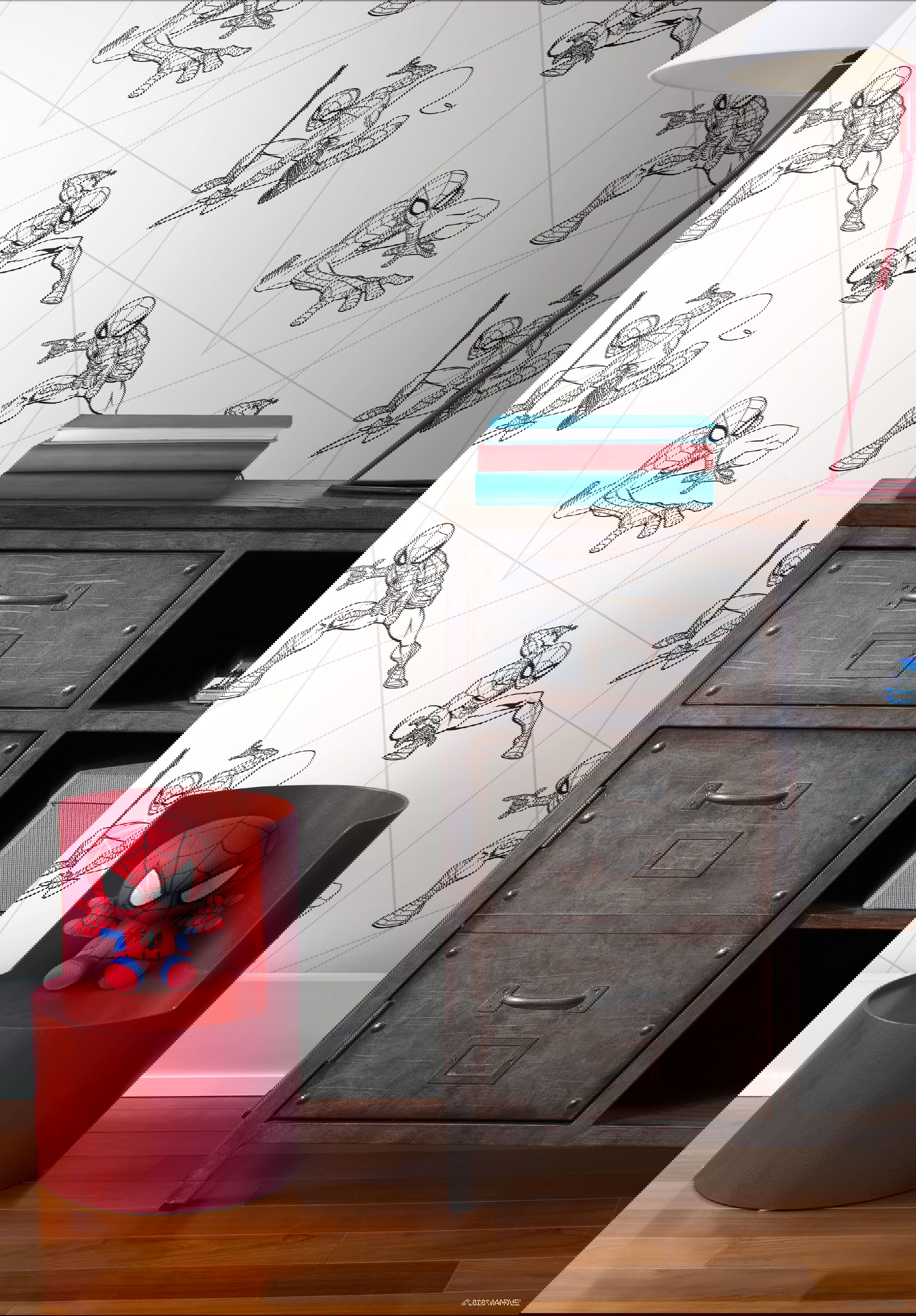 Spider-Man Fracture Black & Grey Wallpaper large image 