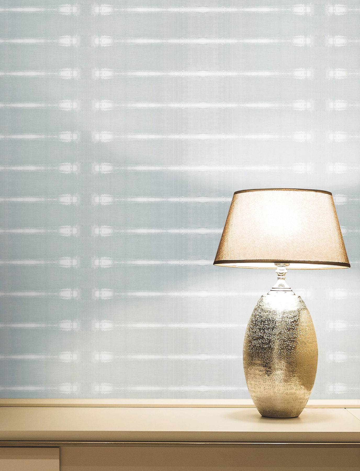 Resound Mist Wallpaper, by York Wall, 27' length x 2'3" width x 0.02" depth View 3