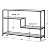 Leo Industrial Console Table, by Uttermost, 52" width x 34" height x 12.25" depth thumbnail 3