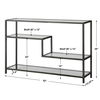 Leo Industrial Console Table thumbnail 2