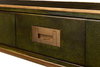 Shagreen Console Table  Leaf, by Sarreid, 1'2" length x 5'4" width x 2'10" height thumbnail 12