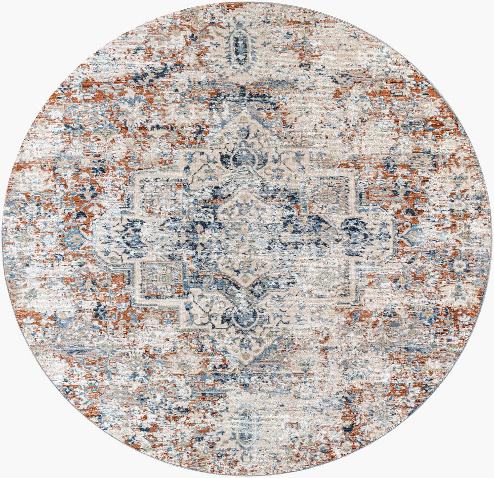 Amore Machine Woven Rug, by Surya, 7'10.09" length x 7'10.09" width