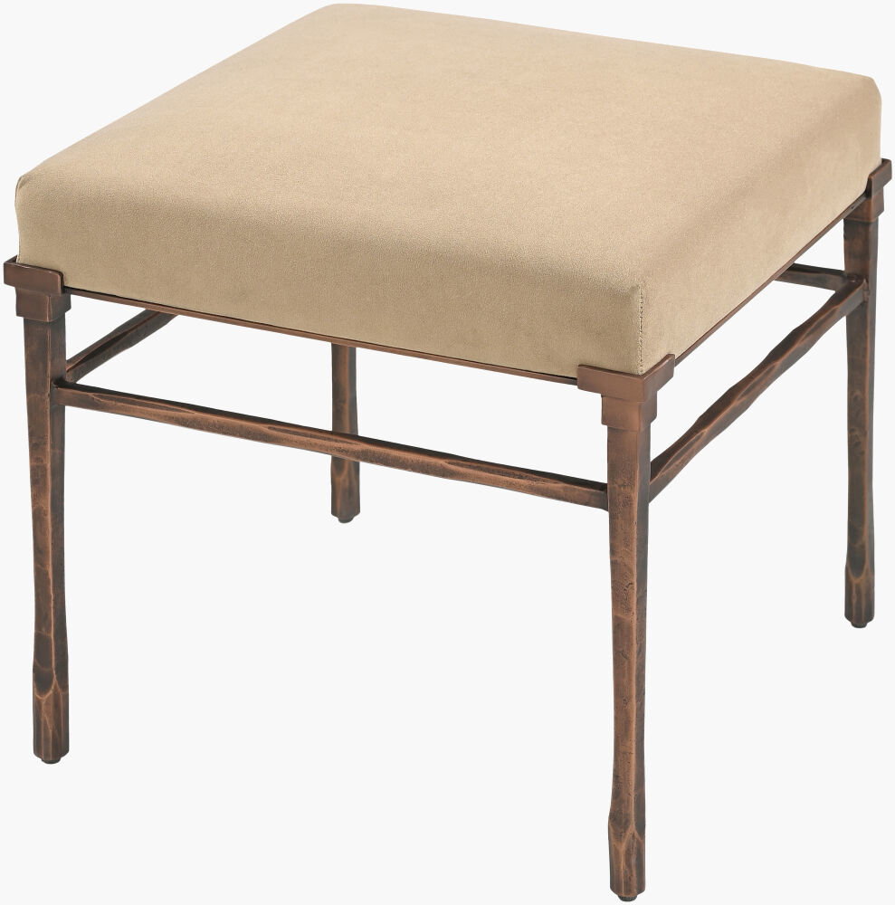 Eveena Ottoman, by Surya, 20" width x 19" height