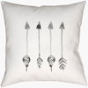 Arrows Accent Pillow, Decorative Pillow by Surya, 20" length x 20" width thumbnail