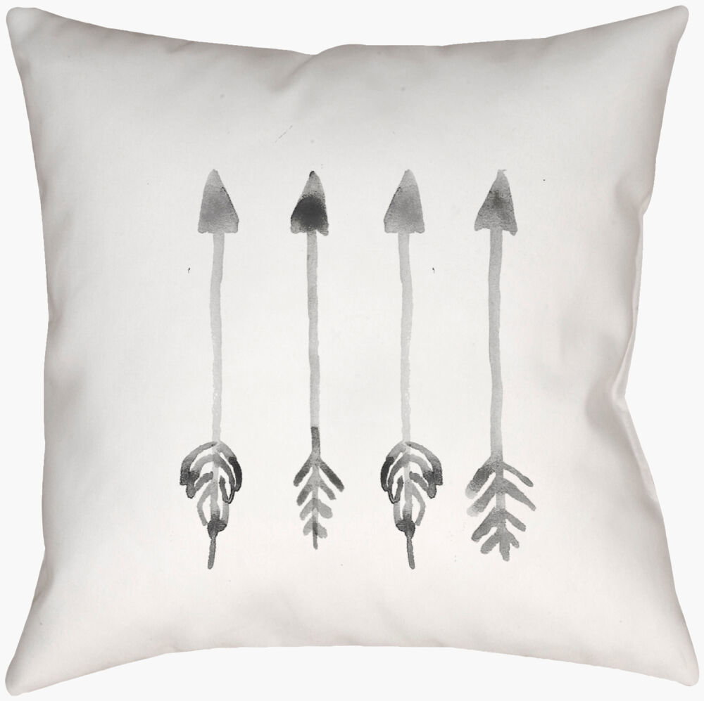 Arrows Accent Pillow, Decorative Pillow by Surya, 20" length x 20" width