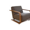Eckersley Lounge Chair Cool Brown Leather, Accent Chair by Moe's Home, 29.5" width x 29" height x 36" depth thumbnail 5