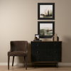 Grace  Medium Brown Wood with Black Metal Frame 3 Drawer Accent Cabinet, Cabinets & Chest by Mercana, 35.5" length x 18" width x 31" height thumbnail 4