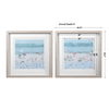 Sea Glass Sandbar Framed Prints Set/2, Painting by Uttermost, 30.5" width x 30.5" height x 2" depth thumbnail 3